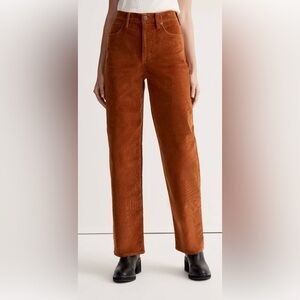 Madewell Perfect Vintage Wide Leg Corduroy Pants “NWT”